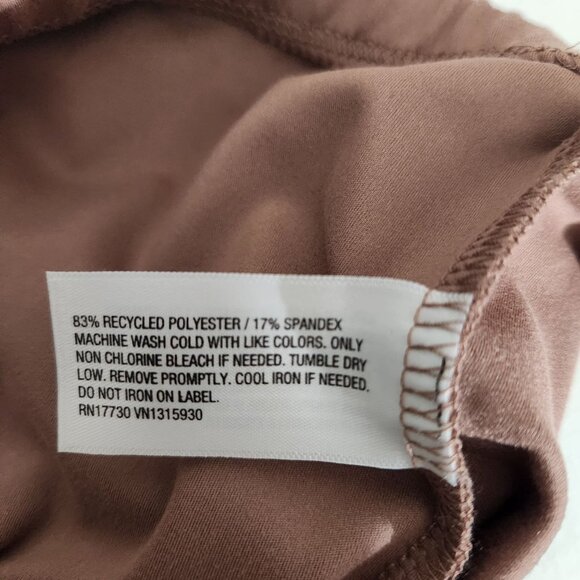 Wild Fable ButterBliss romper XXL Juniors Tan Recycled Polyester/Spandex Womens - Picture 5 of 6